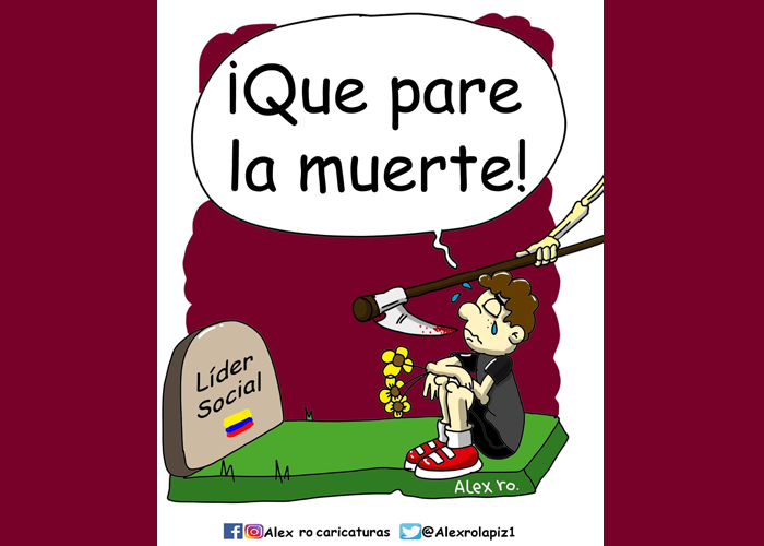 Caricatura: ¡Que pare la muerte!