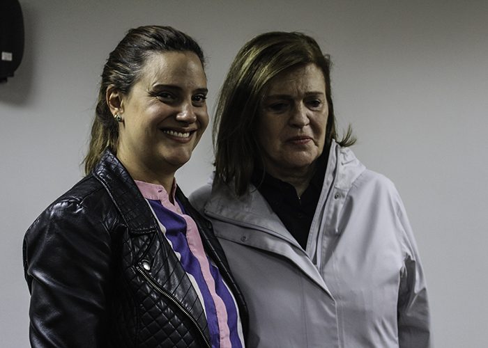 Carmenza Watemberg de Arboleda, la mamá de Laura, acompañó a los hermanos Uribe en el juicio. No así la madre de los hermanos, Isabel Noguera. Foto: Leonel Cordero