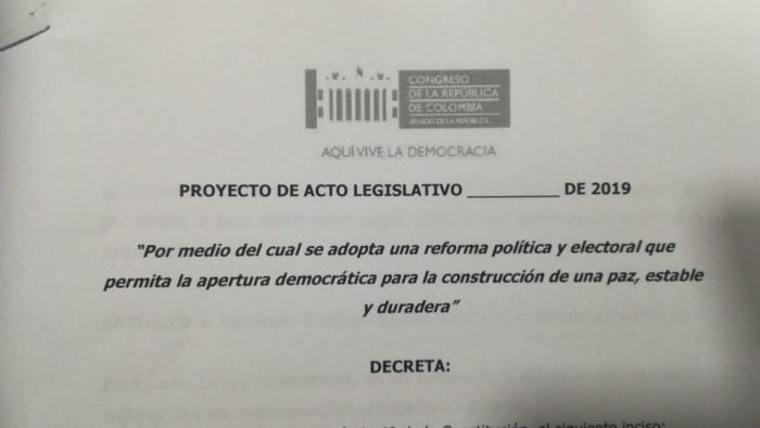  - El proyecto que le permitiría al senador Manguito montar su propio partido