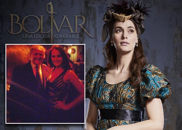 ¿Quien es la actriz venezolana consentida de Trump en la serie de Bolívar?