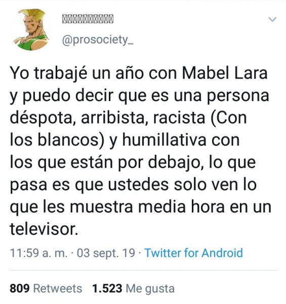  - Los ataques racistas a Mabel Lara