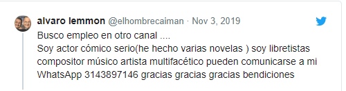  - "Después de exprimir al Hombre Caiman, Caracol lo echó a la calle"