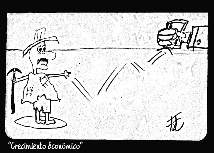 - Caricatura: "Crecimiento Económico"