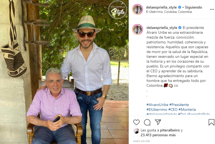  - La visita de Abelardo de la Espriella a Uribe en el Uberrimo