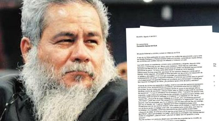  - Uribe pide la libertad del exjefe guerrillero del ELN Francisco Galán