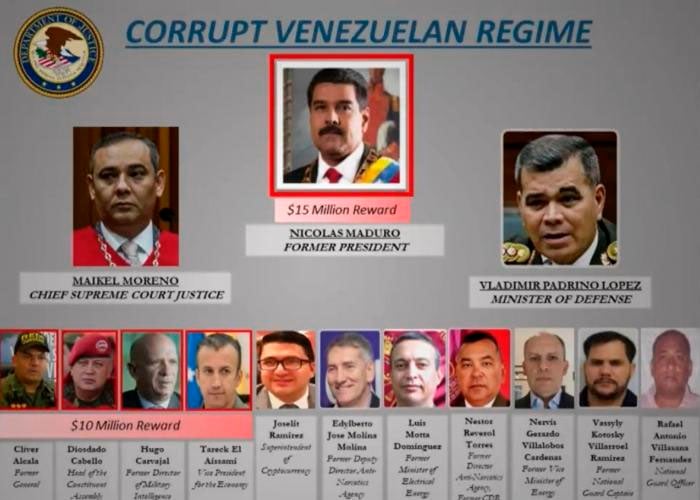 Trump le pone precio a las cabezas de Maduro y Diosdado