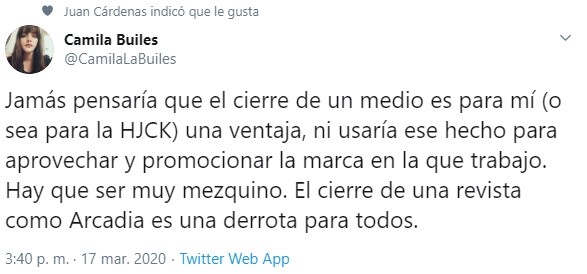  - ¿El director de El Malpensante feliz porque se acabó Arcadia?