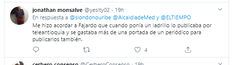  - El inmoral ego del alcalde de Medellin