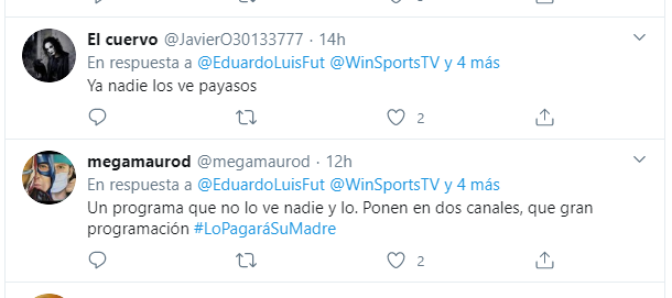  - "Nadie ve su programa de mier..." los insultos a Eduardo Luis por seguir hablando de fútbol en pleno Coronavirus