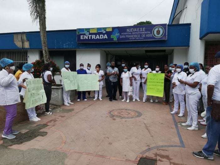 Foto: Cortesía - Sin salario ni protección, enfermeras atenderían contagidos de COVID-19 en el Chocó