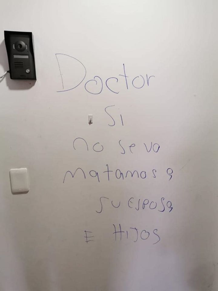 Doctor Si No Se Va Matamos A Su Esposa E Hijos Amenaza En Bogotá 9258