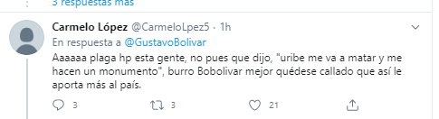  - Le dan durísimo a Gustavo Bolívar por insinuar que Uribe lo va a mandar a matar