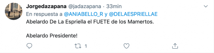  - "Que los bandido sepan que van a terminar en una cárcel o en una bolsa de plástico si violan la ley”