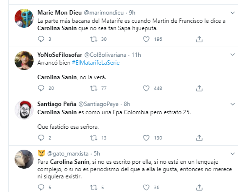  - El matoneo de los pacifistas de izquierda a los no le gustó la serie contra Uribe