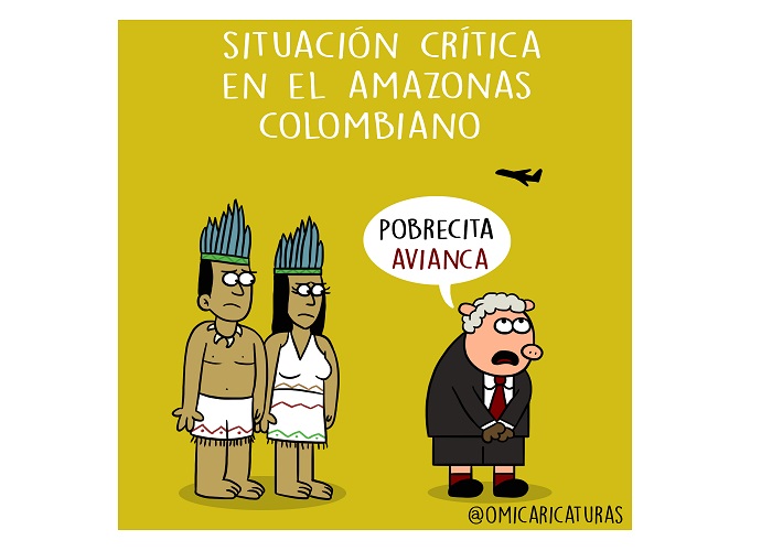 Caricatura: ¡Alerta en el Amazonas!