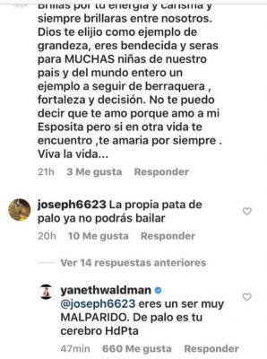  - La ira de Yaneth Waldman ante críticas a Daniella Álvarez