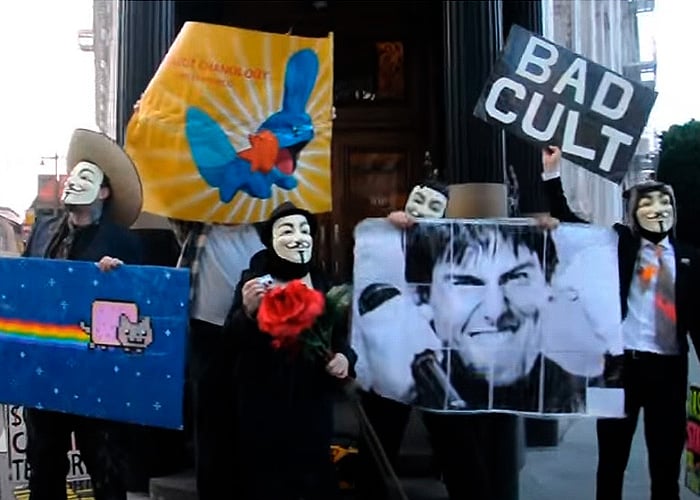 Anonymous se posicionó metiéndose con el intocable Tom Cruise