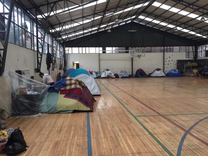  - Trabajadores pobres colombianos varados en la calle en Santiago de Chile