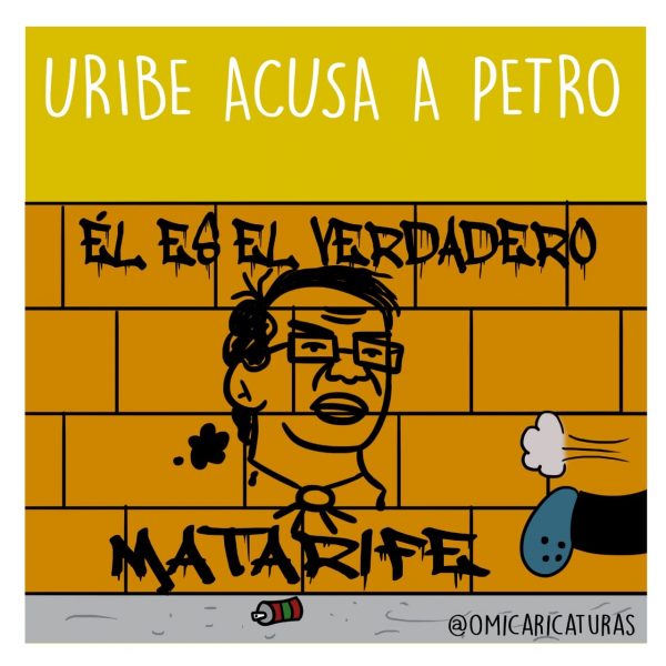  - Caricatura: Uribe acusa a Petro