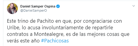  - El trino de Pacho Santos que podría meter en líos a Uribe