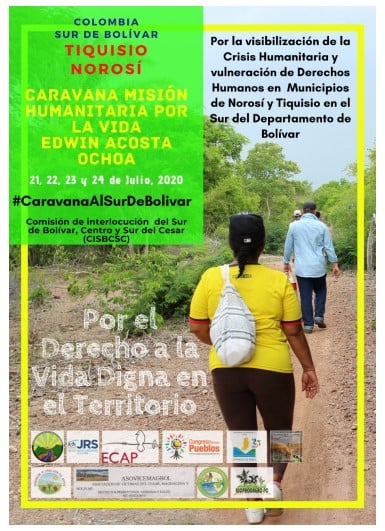  - Con caravana, lideres del sur de Bolivar saldrán a hacerse escuchar en plena pandemia