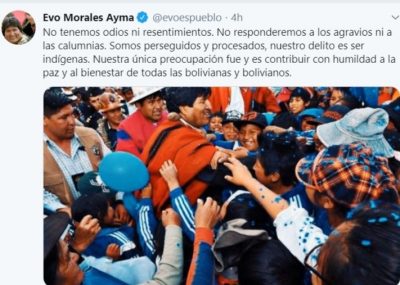  - Evo Morales y su campaña desde el exilio en Argentina