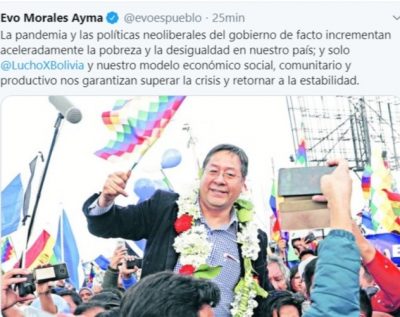  - Evo Morales y su campaña desde el exilio en Argentina