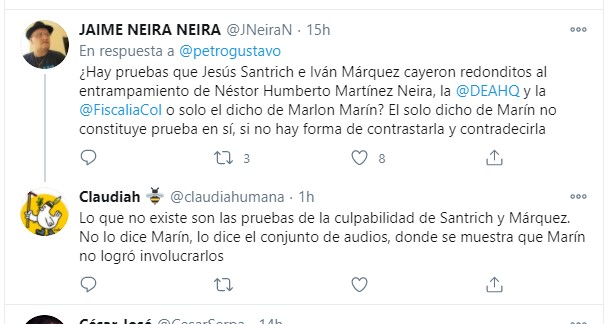  - Petro pela el cobre defendiendo a Iván Márquez y Santrich