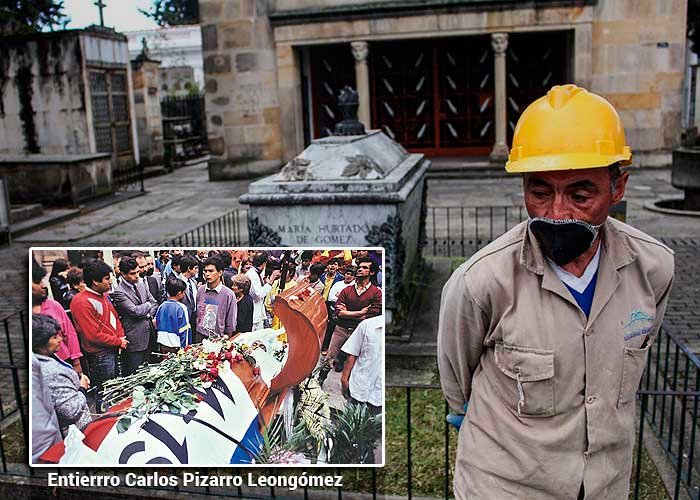 El sepulturero de muchos de los líderes políticos de Colombia