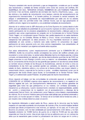  - Mancuso y Timochenko quieren hablar en la Comisión de la Verdad, pero con público