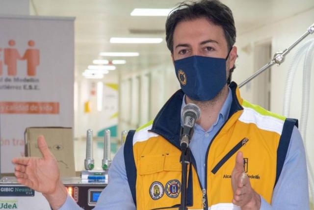 La desesperación del alcalde de Medellín ante tercer pico de pandemia