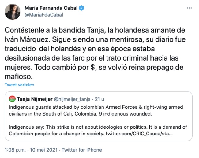  - La parada que le pegó la holandesa de las Farc a la Cabal