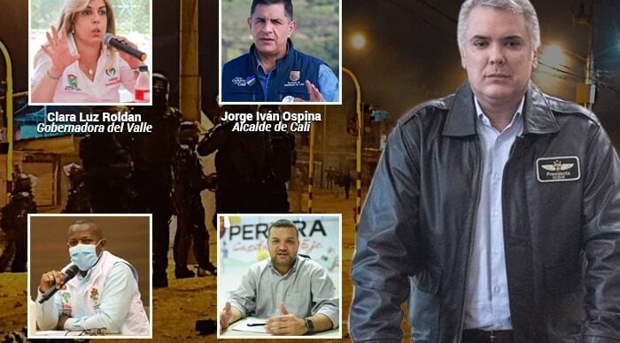  - Los ocho gobernadores y 13 alcaldes que quedaron supeditados a los militares