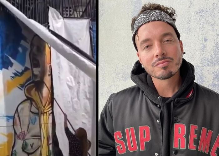 A Juanes le duele más que borren un grafiti de J Balvin, que los jóvenes asesinados por la Policía