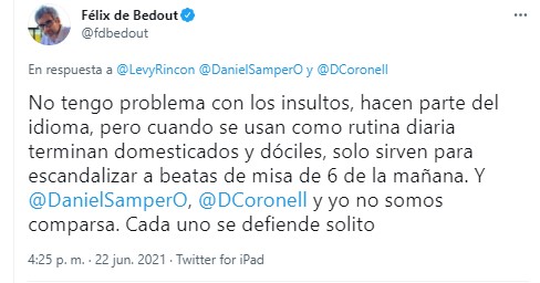  - La trapeada que le pegó Félix de Bedout a Levy Rincón
