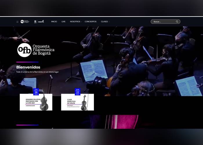 La Orquesta Filarmónica de Bogotá tiene un nuevo espacio virtual
