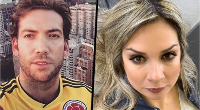 Foto de Santos y Vicky Davila - “Santos estuvo detrás de las lesiones de Falcao y James” Martin se burla de Vicky