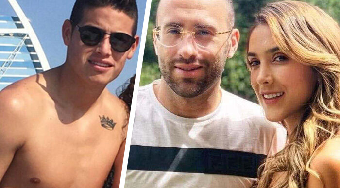  - El llanto de la hija de James Rodríguez por la eliminación de Colombia