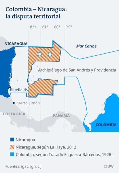  - Colombia y Nicaragua: revive la pelea por las aguas de San Andrés y Providencia