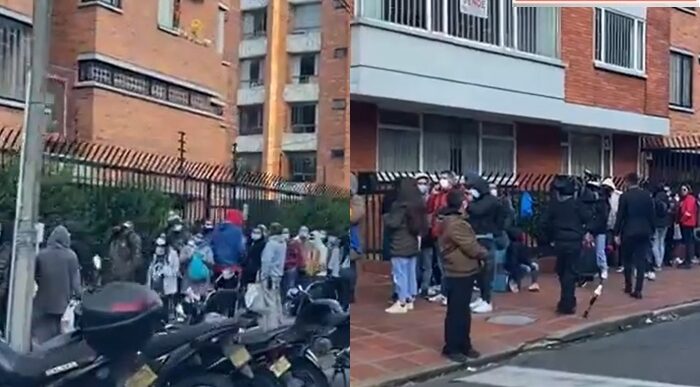  - Las ridículas filas en Bogotá para renovar el pasaporte colombiano. VIDEO