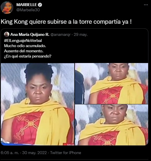  - "Prefiero a una negra católica como Marelen Castillo que a una santera como Francia"