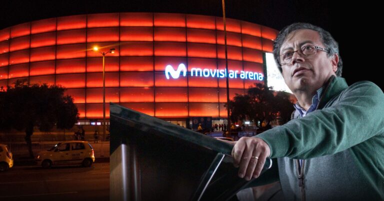  - Petro anticipa su triunfo contratando el Movistar Arena