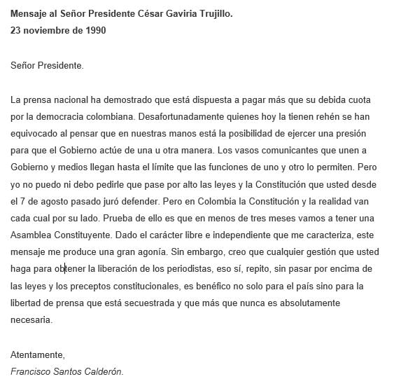  - ¿Por qué Pablo Escobar no mató a Pacho Santos?