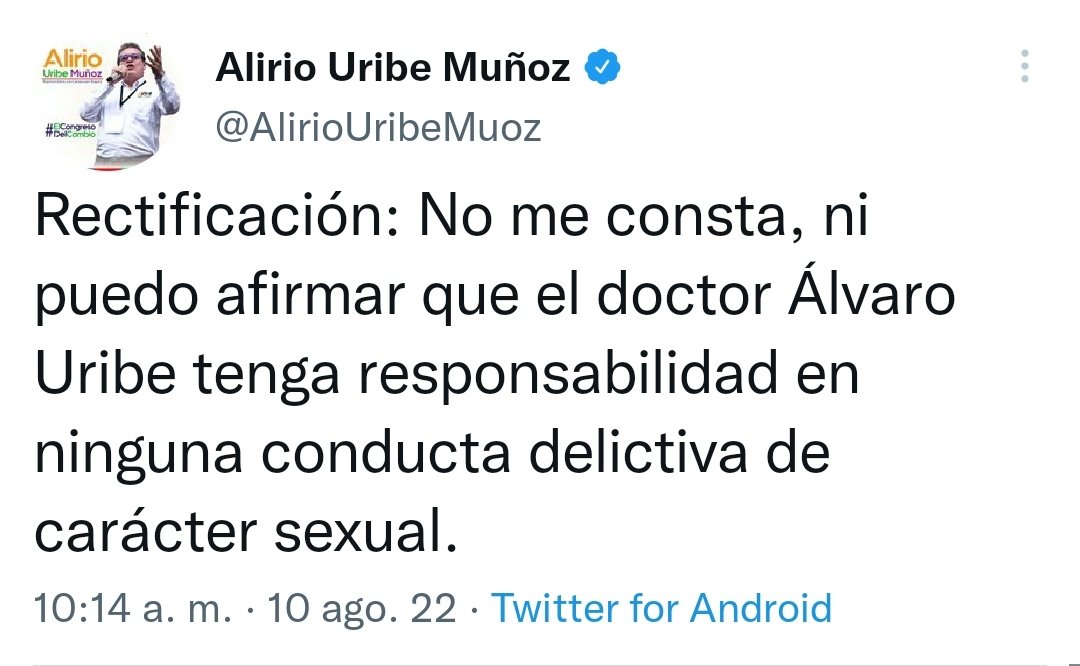  - Abelardo De La Espriella hace retractar a petristas purasangre: se disculpan con Uribe