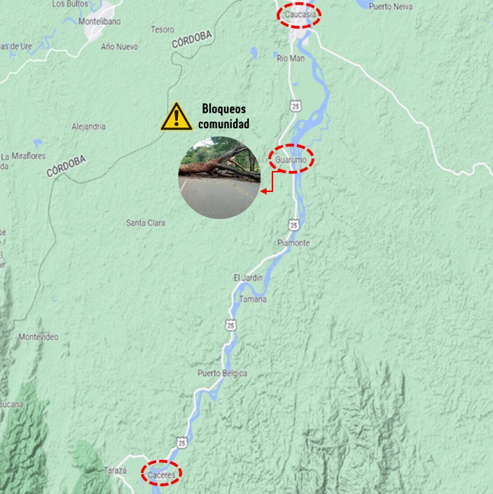  - ¿Cuál es el lío que llevó a bloquear y a atracar tractomulas en la carretera de Medellín a la Costa?