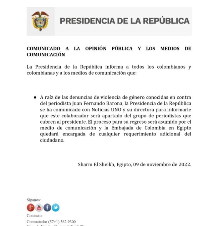  - La golpiza del periodista de Noticias Uno a su novia brasilera, que no calló y lo mató profesionalmente