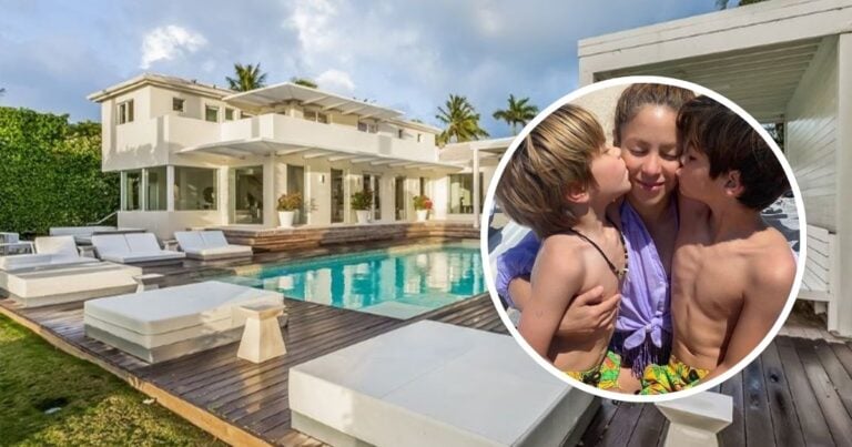 Shakira - Piscina, gimnasio y hasta spa: el palacio de Shakira en Miami a donde se irá a vivir con sus hijos