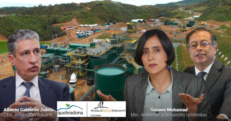  - Anglogold Ashanti le dice adiós a Jericó en Antioquia: Quebradona no va mas