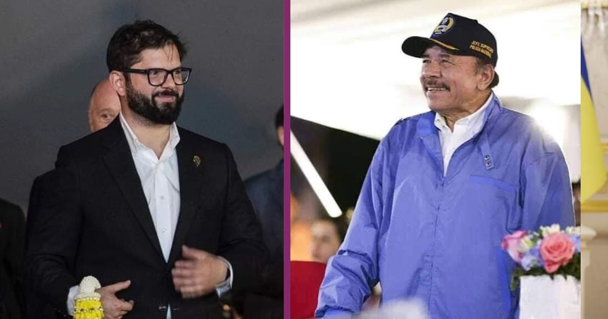 Boric, el primer presidente progresista en no callar contra Daniel Ortega