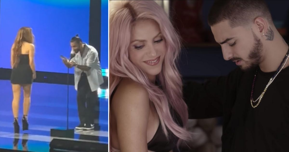 Se derritió ante sus pies: la lluvia de halagos que Maluma le hizo a Shakira en los Billboard